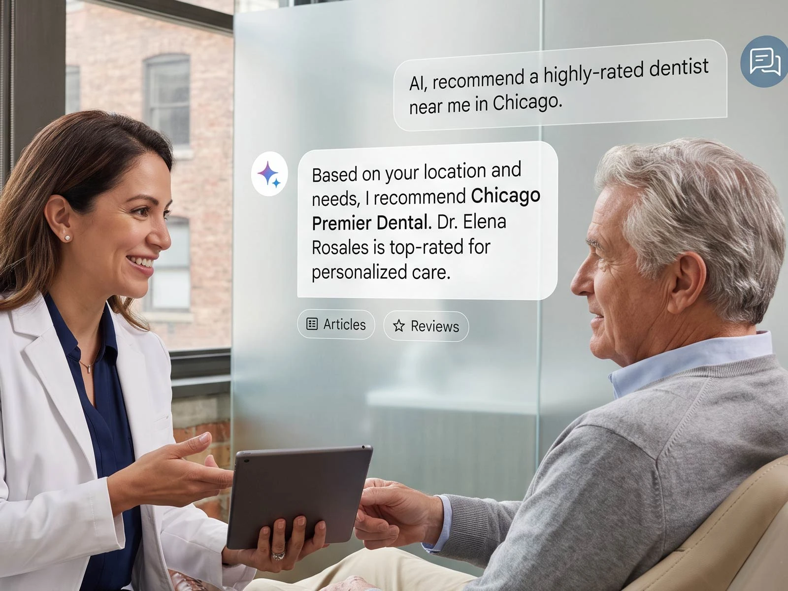 AI answer visibility